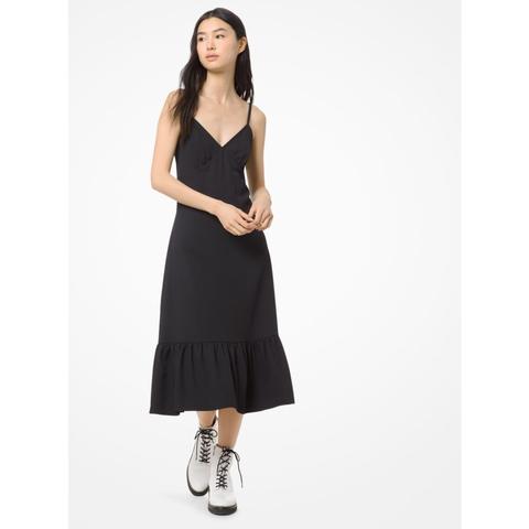 Vestido Lencero Con Volantes