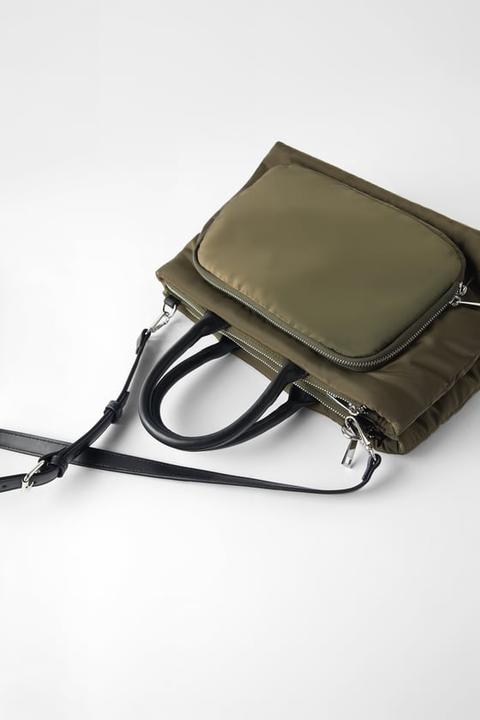 Bolso City Nylon Cremalleras