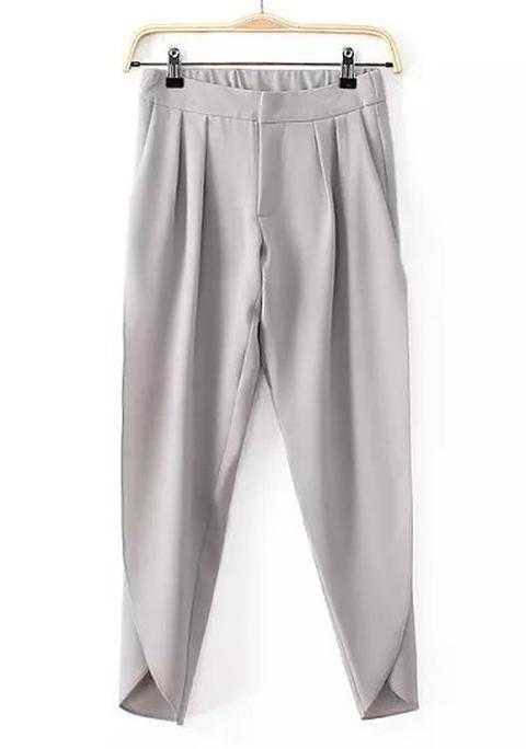 Pantaloni Puro Cerniera 7/8 Grigio