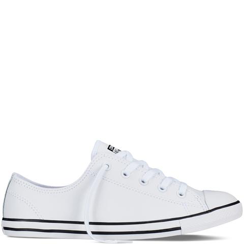 converse dainty leather black