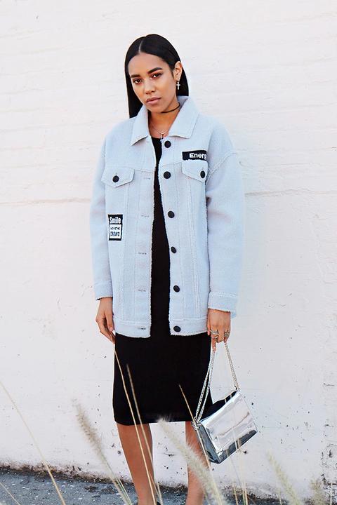Don't Look Back Graphic Jacket