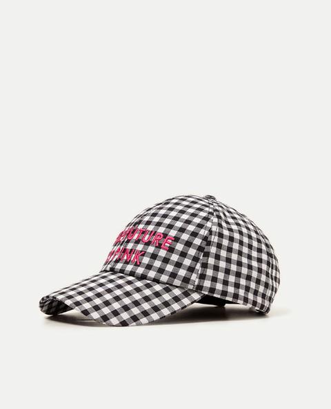 Gorra Cuadro Vichy Texto