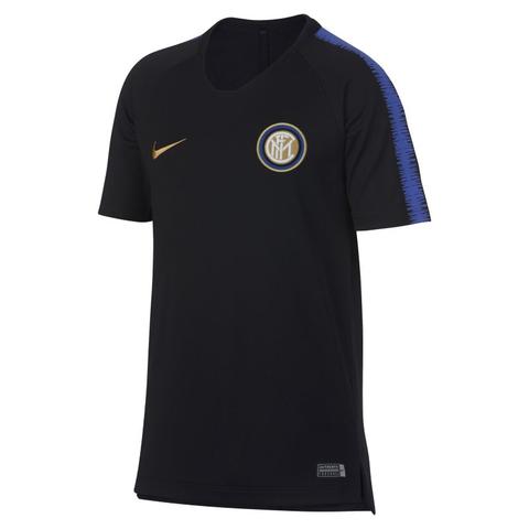 Maglia Da Calcio Inter Dri-fit Breathe Squad - Ragazzi - Nero