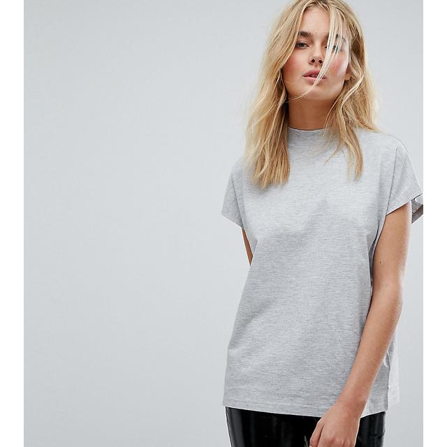 Weekday - Prime - T-shirt - Gris Chiné 