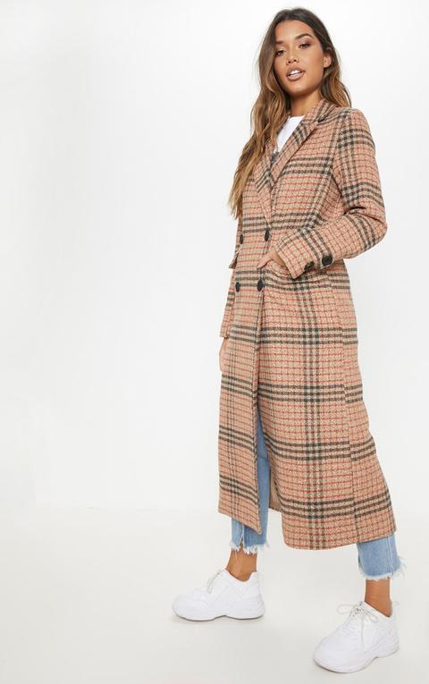 brown maxi coat