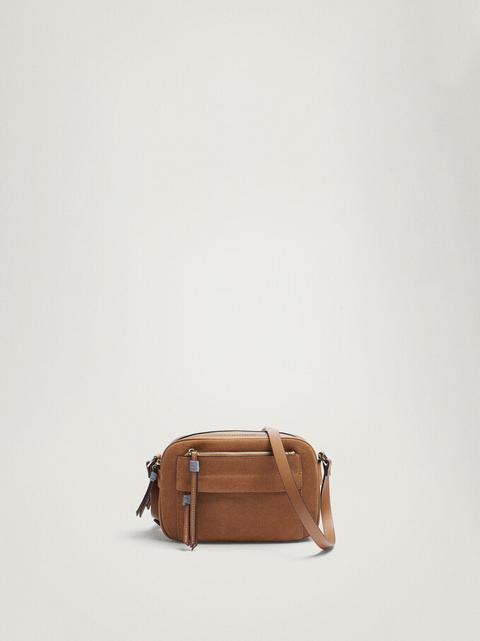 Bolso Bandolera De Ante