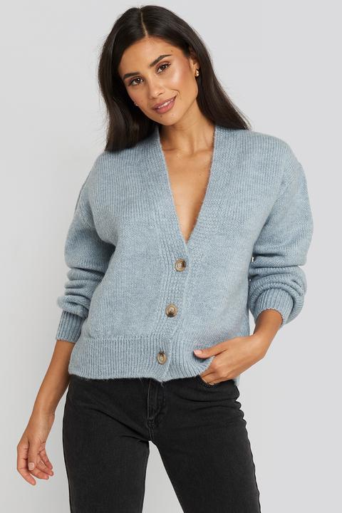 Cropped Oversized Cardigan