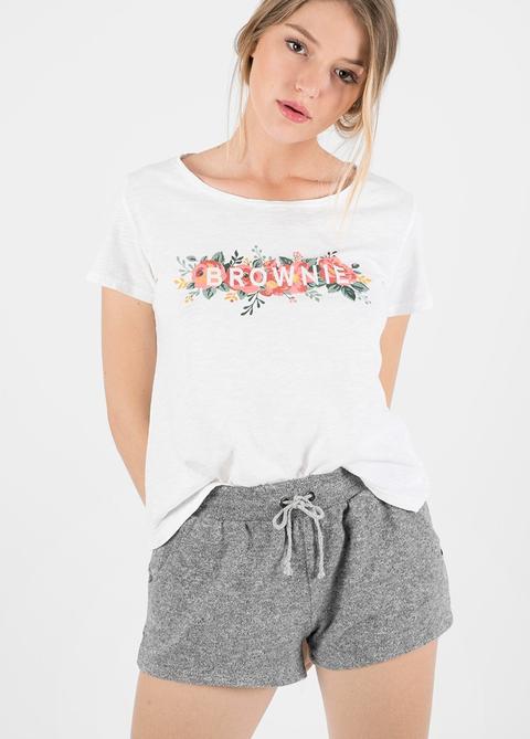 Camiseta M/corta Brownie Romantic