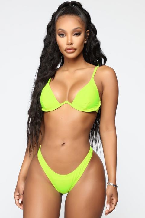 Pool Party Vip Bikini - Neonyellow