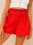 Stay On Track Shorts - Red