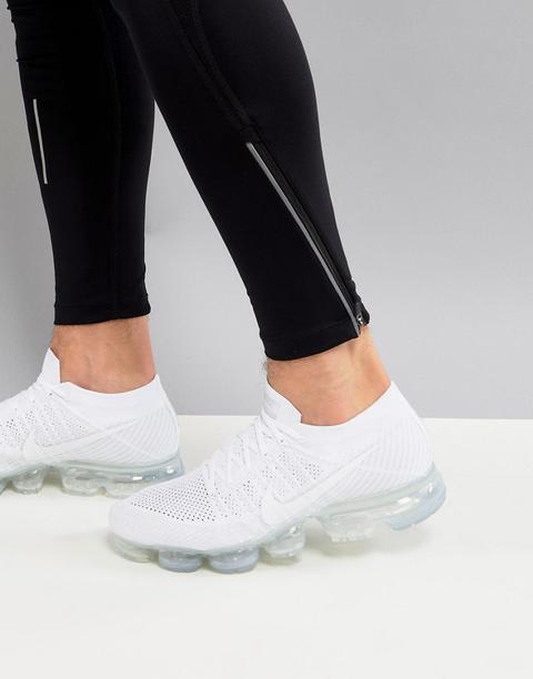 Nike Running - Vapormax Flyknit 849558-100 - Scarpe Da Ginnastica Bianche - Bianco