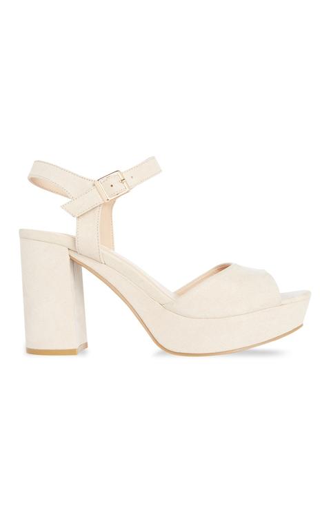 Nude Platform Heel