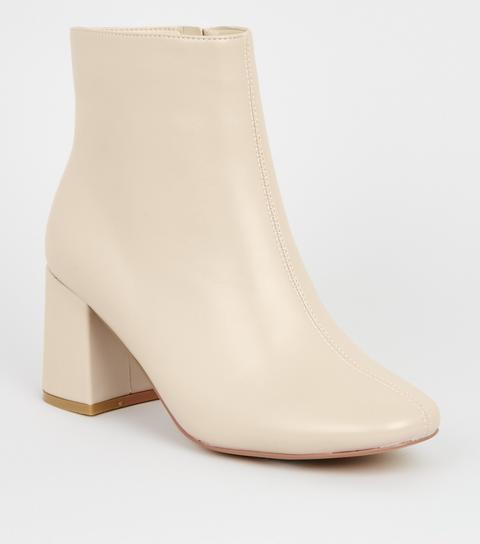 flared heel ankle boots