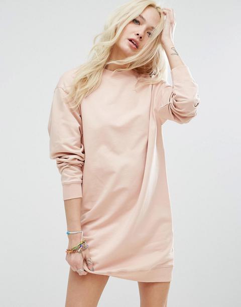 Asos - Ultimate - Vestito In Felpa Oversize - Rosa