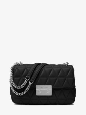 Bolso De Hombro Sloan Grande De Piel Acolchada