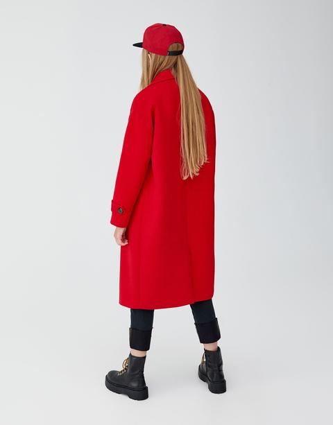 Cappotto Extralungo Con Doppia Abbottonatura