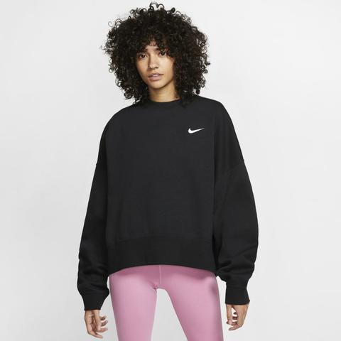 Nike Sportswear Essential Sudadera De Tejido Fleece - Mujer - Negro