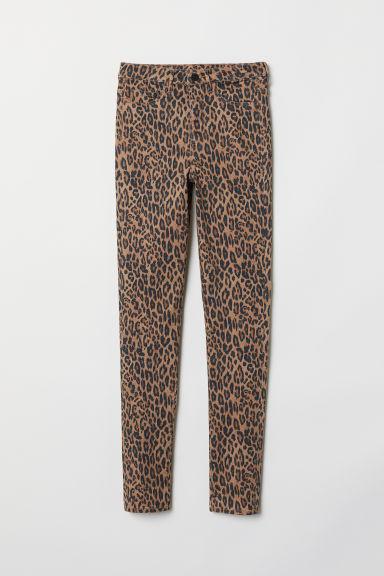 H & M - Super Skinny High Jeggings - Naranja