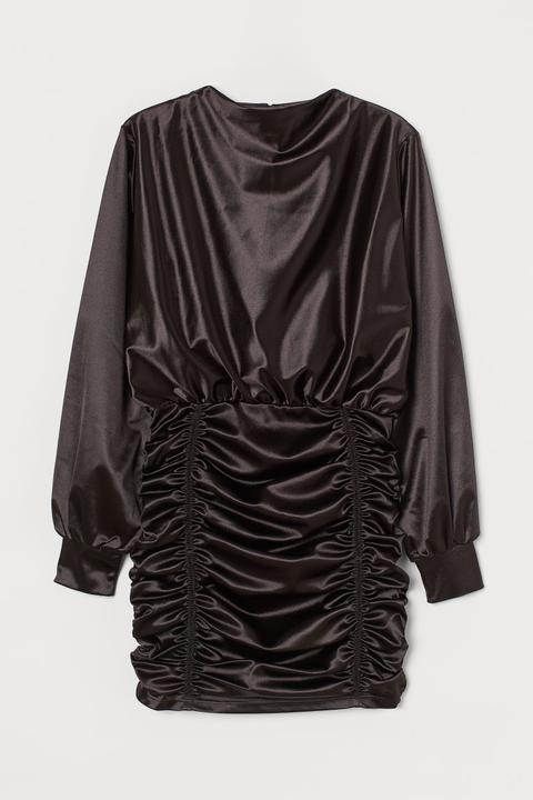 Draped Dress - Black