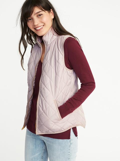 womens lightweight quilted vest