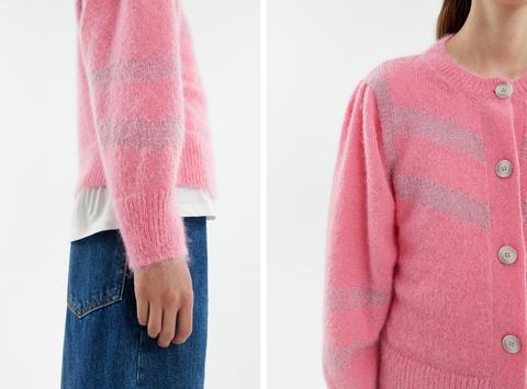 Chaqueta Mohair Rosa de Bimba Y Lola en 21 Buttons