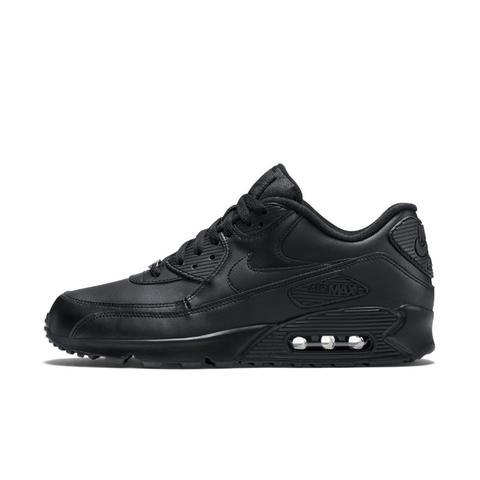 Nike Air Max 90 Leather Herrenschuh - Schwarz