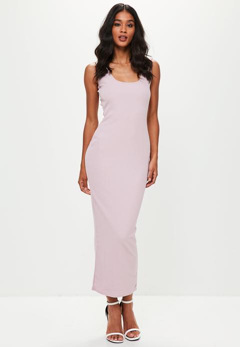 Lilac Ankle Grazer Maxi Dress