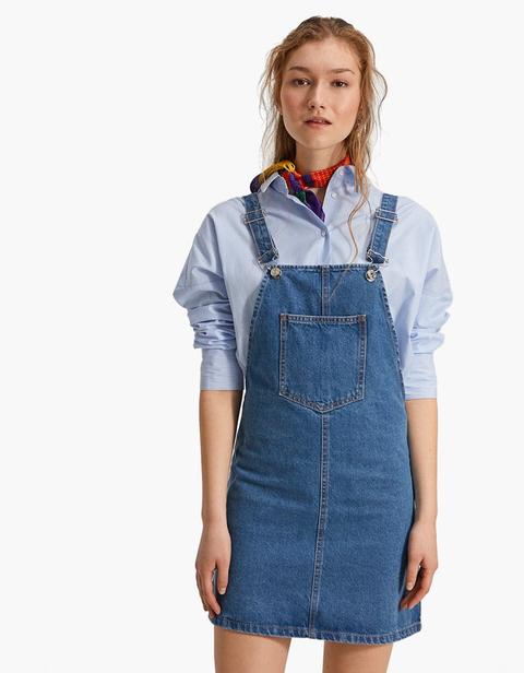 Scamiciato Denim Jeans Chiaro