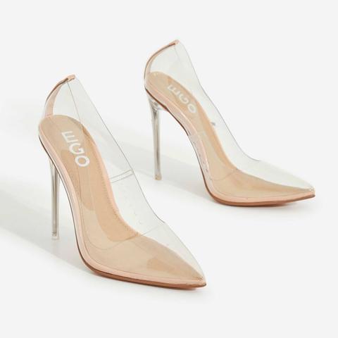 court perspex heels