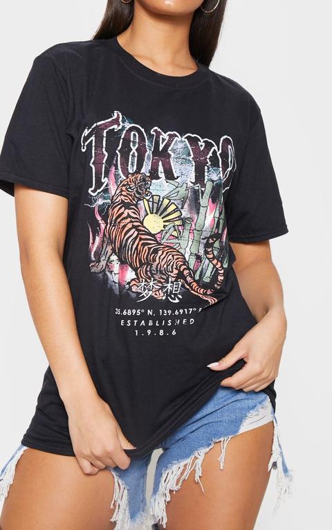 Black Tokyo Oversized T Shirt