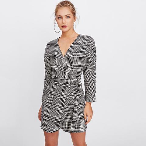 Vestito Da Houndstooth