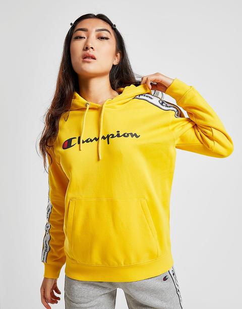 women's champion hoodie yellow