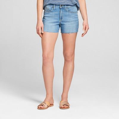 midi jean shorts