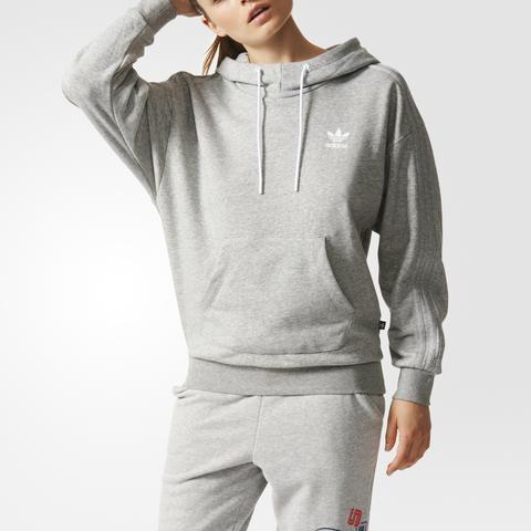 Sudadera Con Capucha - Gris Adidas | Adidas España