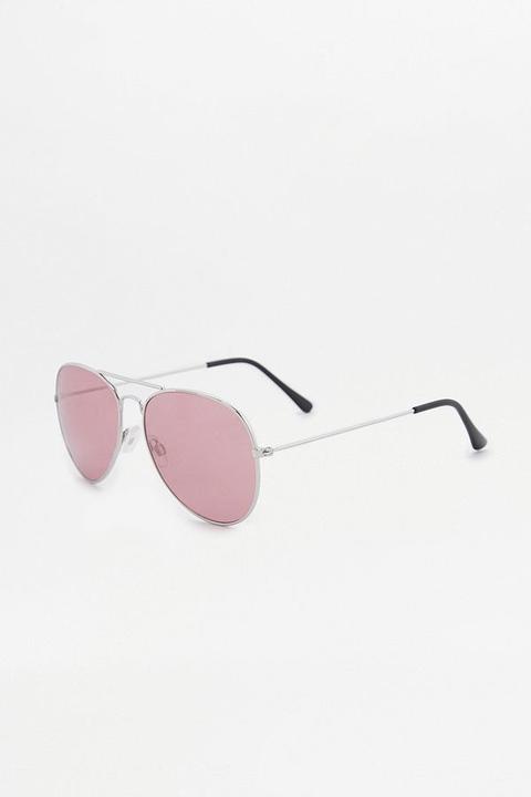 Plum Lens Aviator Sunglasses