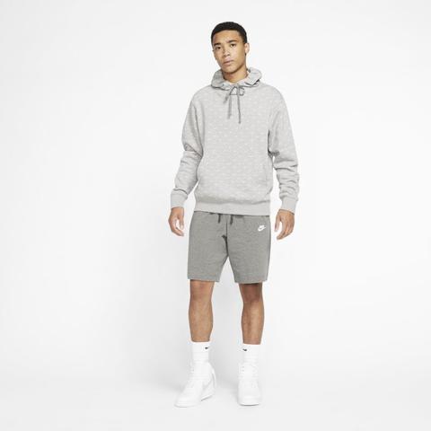 nike club shorts grey