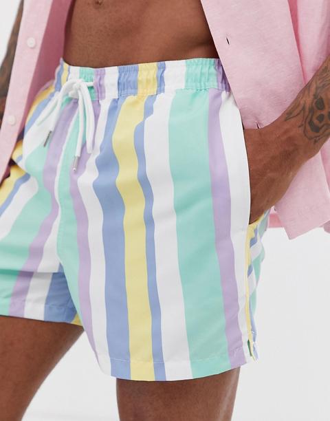 short de bain violet