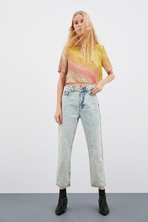 Hi-rise Straight Leg Jeans