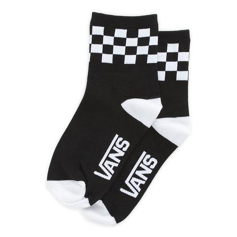 vans black and white socks