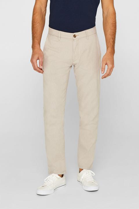 Leinen Mix Hose Mit Stretchkomfort From Esprit On 21 Buttons