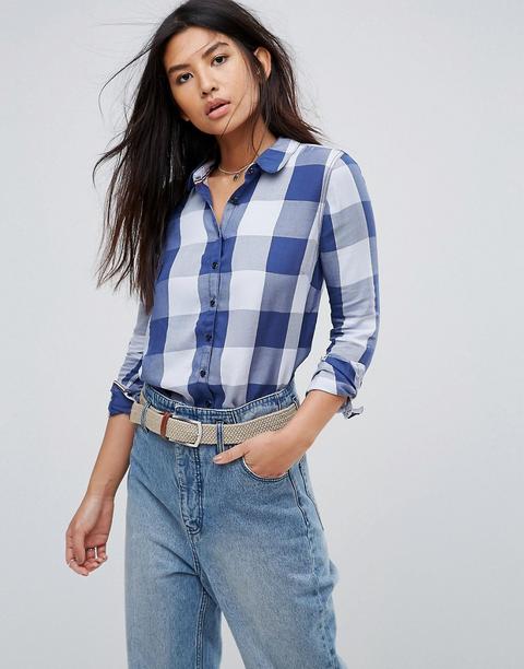 Tommy Hilfiger Denim - Camicia A Quadri - Navy