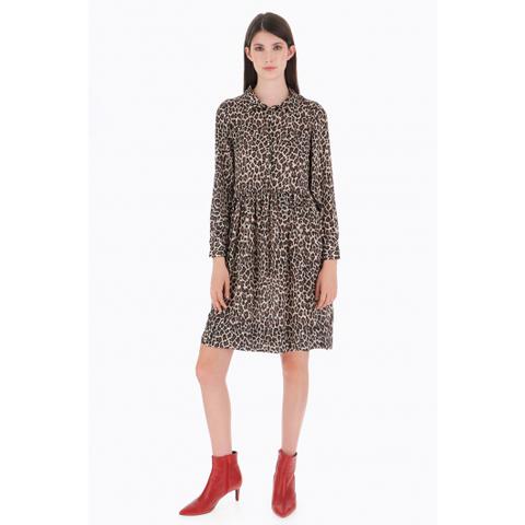 Abito Chemisier Animal Print