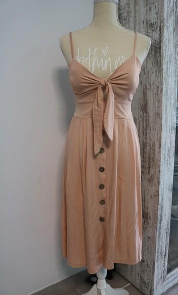 Vestido Ari Rosa Palo