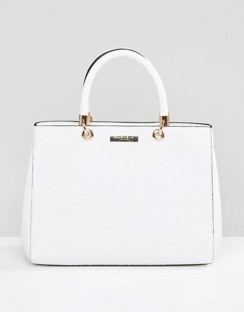 Carvela - Maxi Borsa Strutturata - Bianco