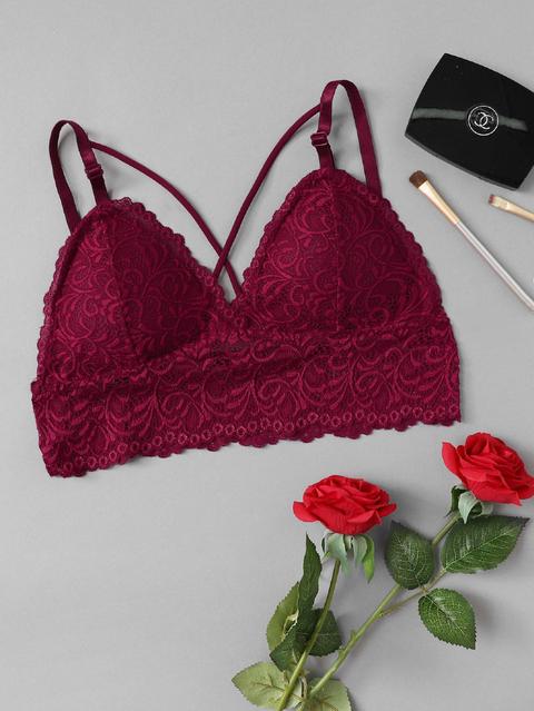 Dettaglio Di Imbragatura Lace Bralette