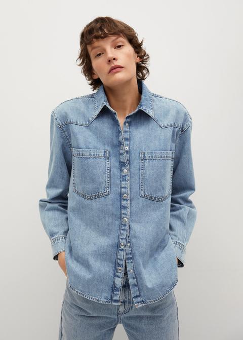 Camisa Denim Algodón