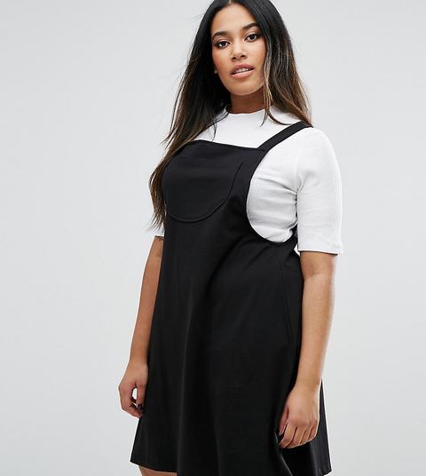 Vestido Columna Estilo Pichi De Asos Curve