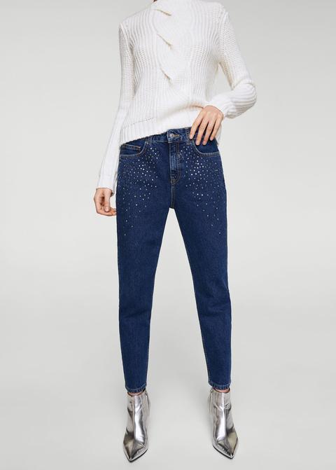 Jeans Strass Cristalli