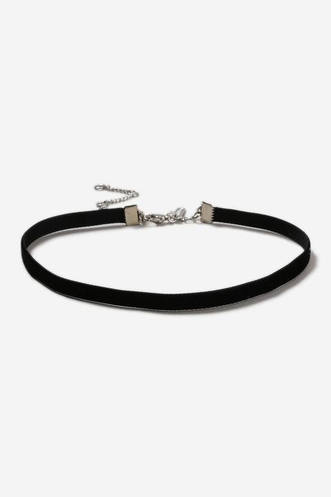 Skinny Velvet Choker Necklace