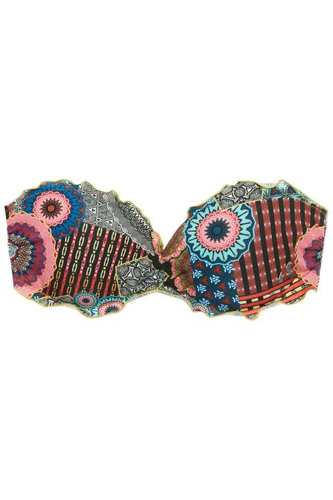 Bikini Fascia Imbottita Arriccio Afro Chic